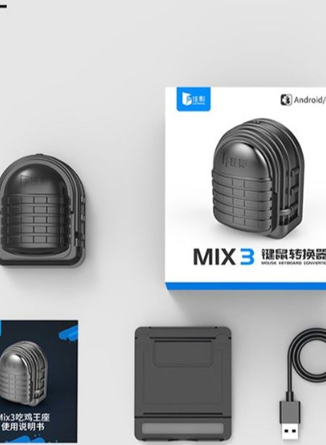 محول ماوس ولوحة مفاتيح لاسلكية من PUBG Mix-3 يعمل بتقنية البلوتوث