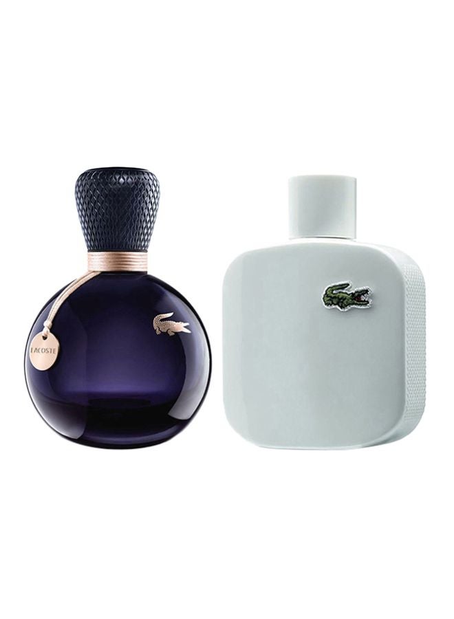 لاكوست طقم هدايا سينشوال وبلانك 1xSensualle EDP 50 ml, 1xBlanc Men EDT 100ملليلتر  - Image 1