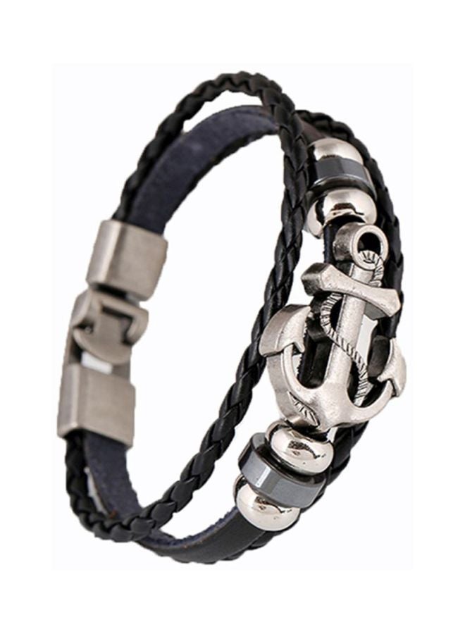 Sharpdo Vintage Cuff Leather Bracelet  - Image 2