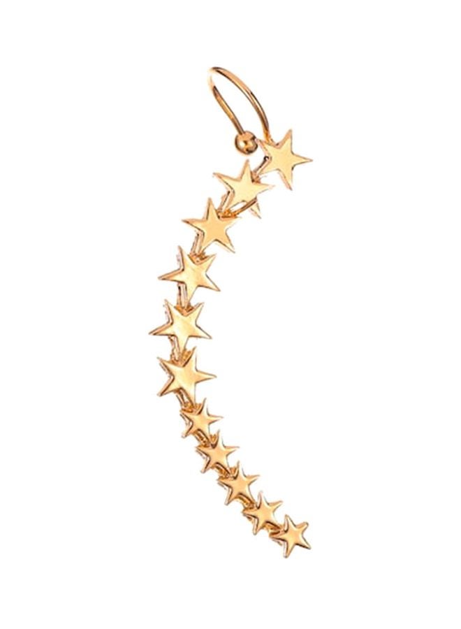 Beauenty Metal Vintage Star Arc Simple Ear Clip  - Image 1