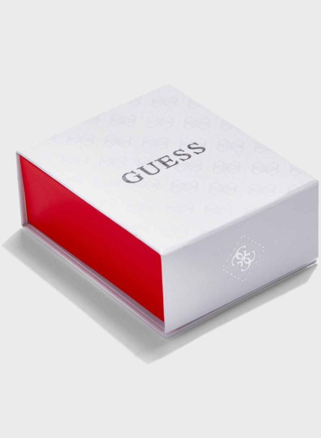 GUESS - Metal Full And Round Hoop Earrings - Image 1