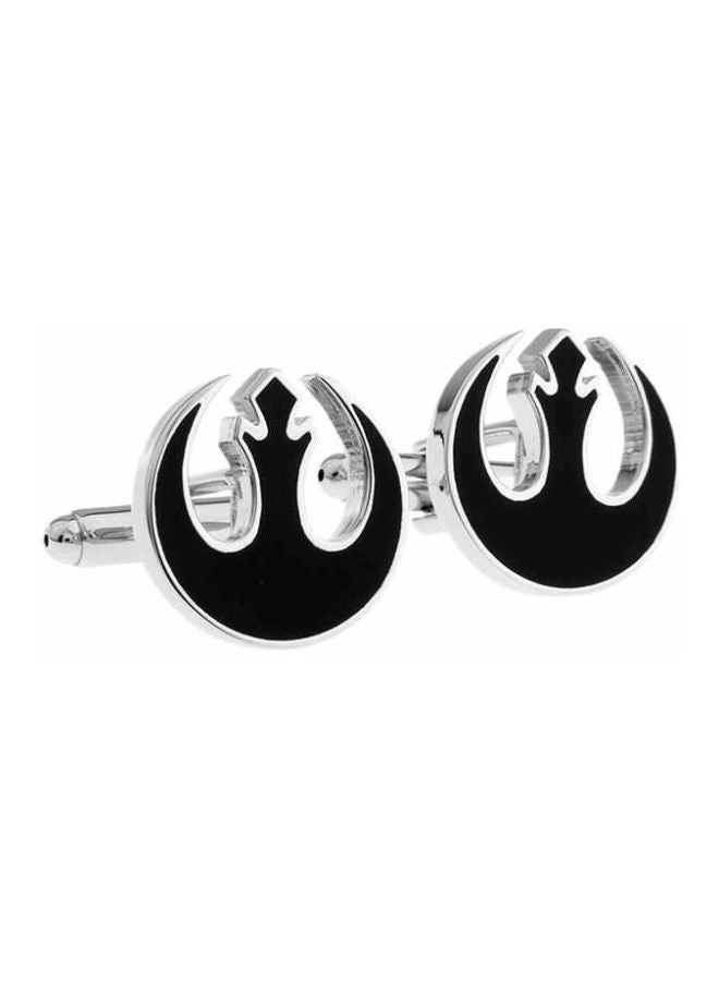 JOVAN - Brass Push Back Cufflinks - Image 1