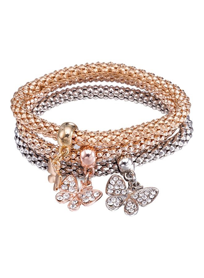 Sharpdo - 3-Piece Plated Bracelet Set - Image 1