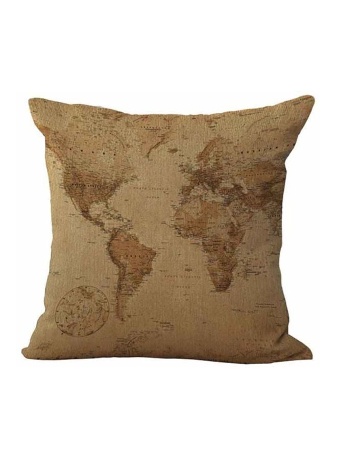Sharpdo Modern Home Painted Pillow Case Combination Brown  - Image 1