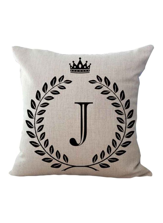 Sharpdo - Decorative Throw Pillow Black/White 45x45x18centimeter - Image 1
