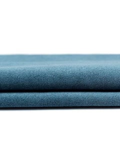 REGAL IN HOUSE 3-Piece Matt Velvet Bed Runner With Cushion Cover Set Polyester Petrol Blue  - Image 5