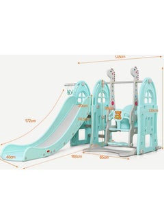 HOCC 3-In-1 Toddler Climber And Swing Set 152x200x120cm  - Image 2