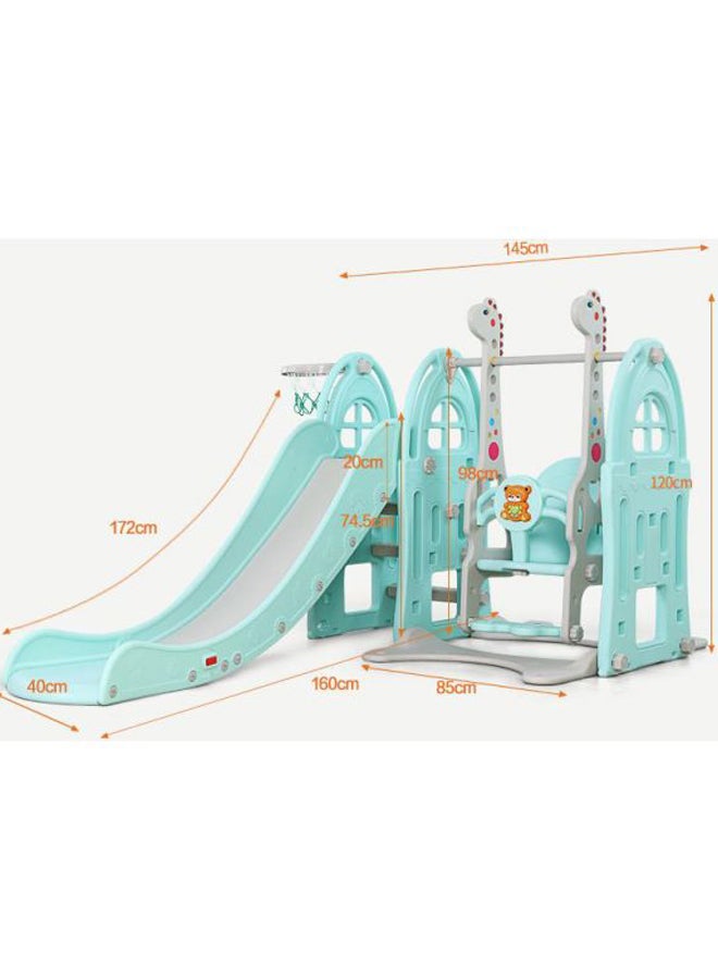 HOCC - 3-In-1 Toddler Climber And Swing Set 152x200x120cm - Image 1