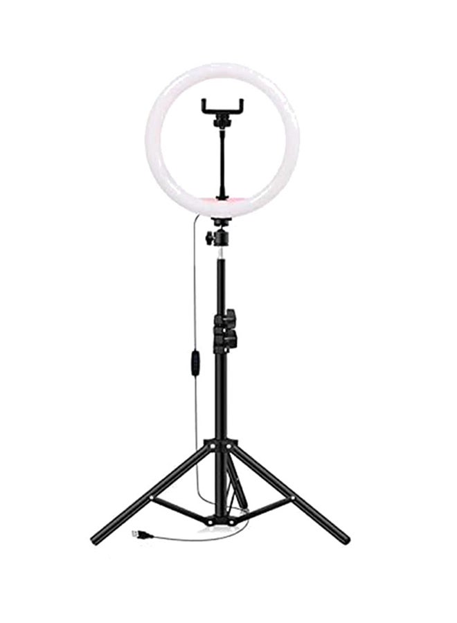 Dimmable Photography LED Selfie Ring Light Black - Image 2