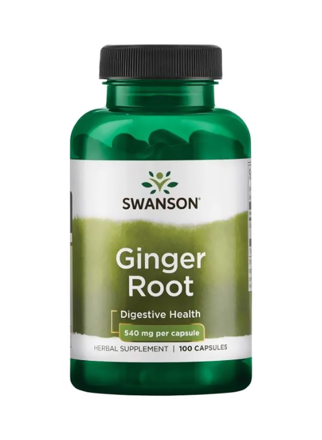 سوانسون مكمل عشبي بجذور الزنجبيل  540 ملجم - 100 كبسولة