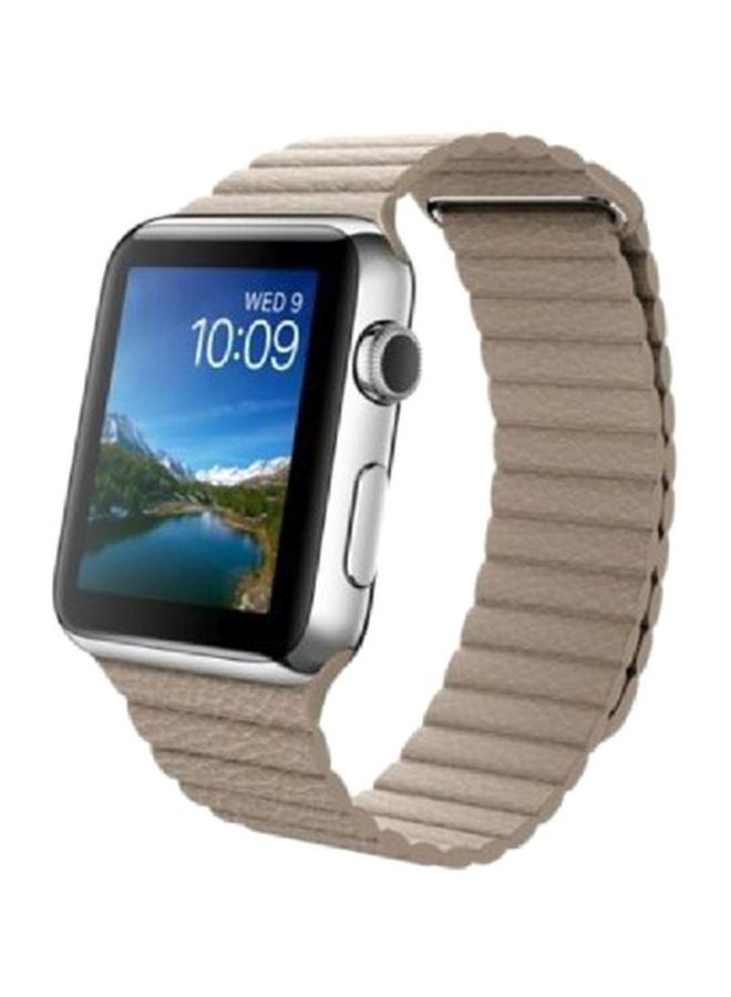MARGOUN - Henlein Series Replacement Band For Apple Watch Beige - Image 1