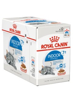 ROYAL CANIN Feline Health Nutrition Indoor 7+ Wet Food Pouches 85g Pack Of 12  - Image 2
