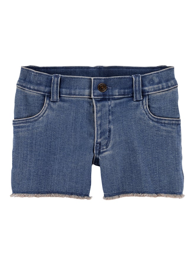 carter's Solid Pattern Shorts Denim - Image 1