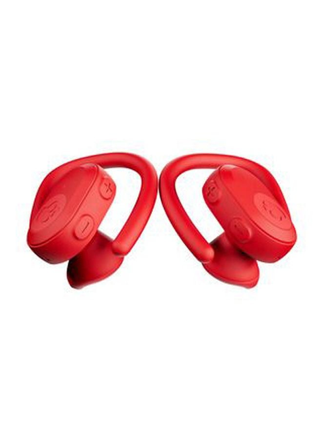 Push Ultra True Wireless Earbuds With Charging Case And Print Strong Red