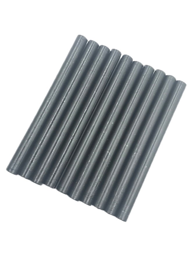 10-Piece Glue Gun Sealing Wax Stick Set Black - Image 1