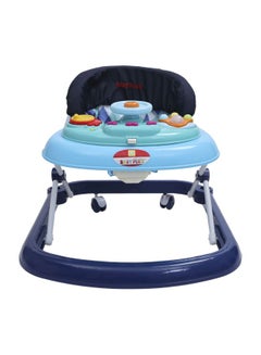 Foldable Comfortable Safe Round Corner Baby Walker With Attractive Toys And Entertaining Music