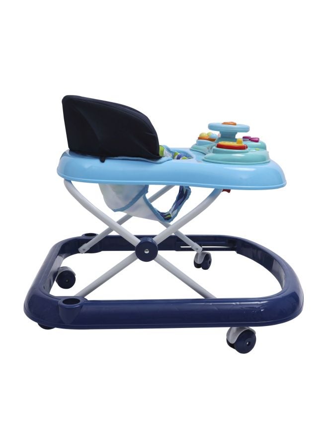 BABY PLUS - Foldable Comfortable Safe Round Corner Baby Walker With Attractive Toys And Entertaining Music - Image 1