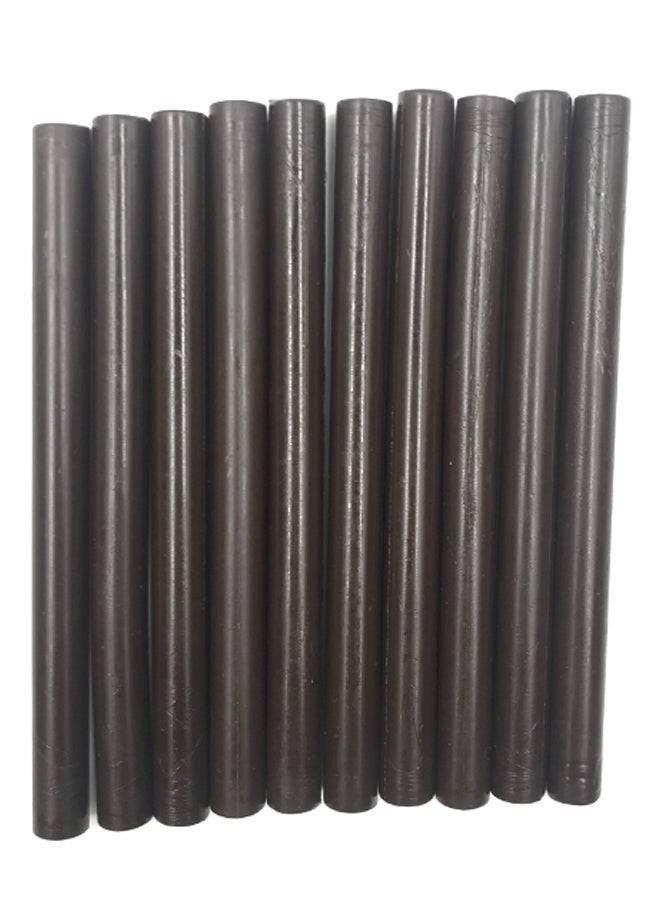 Generic 10-Piece Glue Gun Sealing Wax Stick Set Black - Image 1