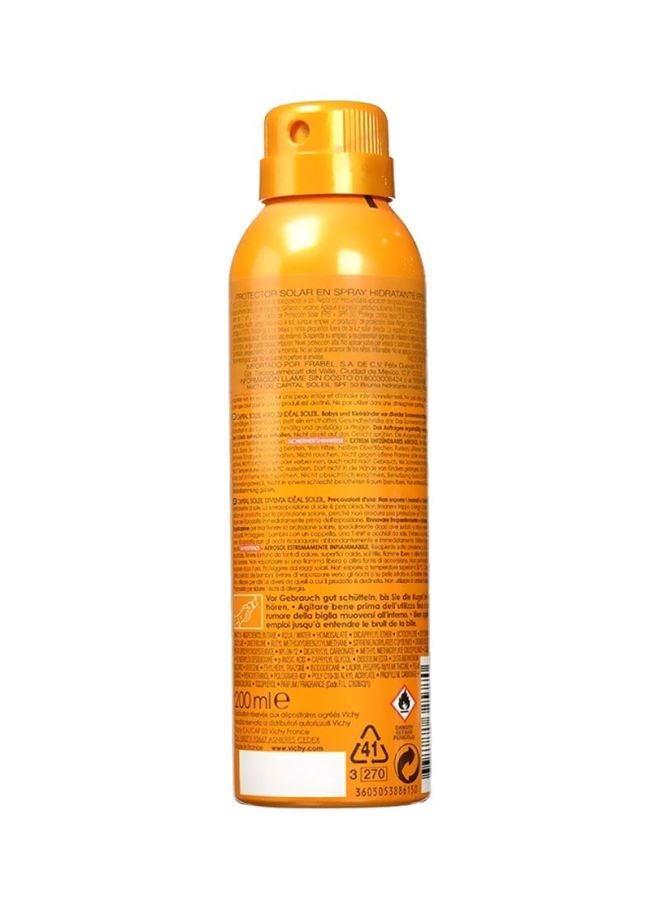 VICHY - Ideal Soleil Invisible Hydrating Mist SPF50 200ml - Image 1