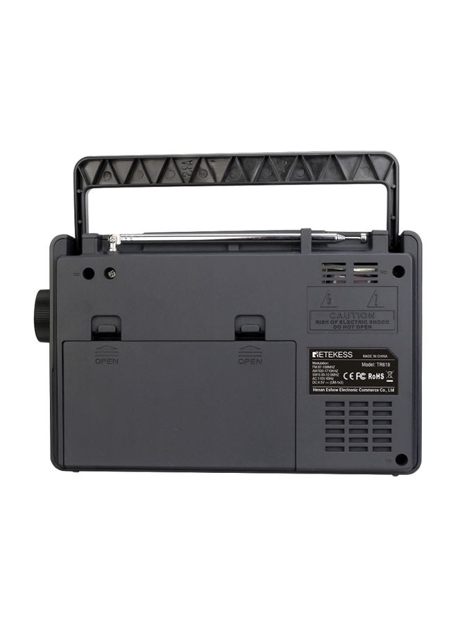 ريتيكيس راديو FM محمول TR618 رمادي داكن  - Image 2