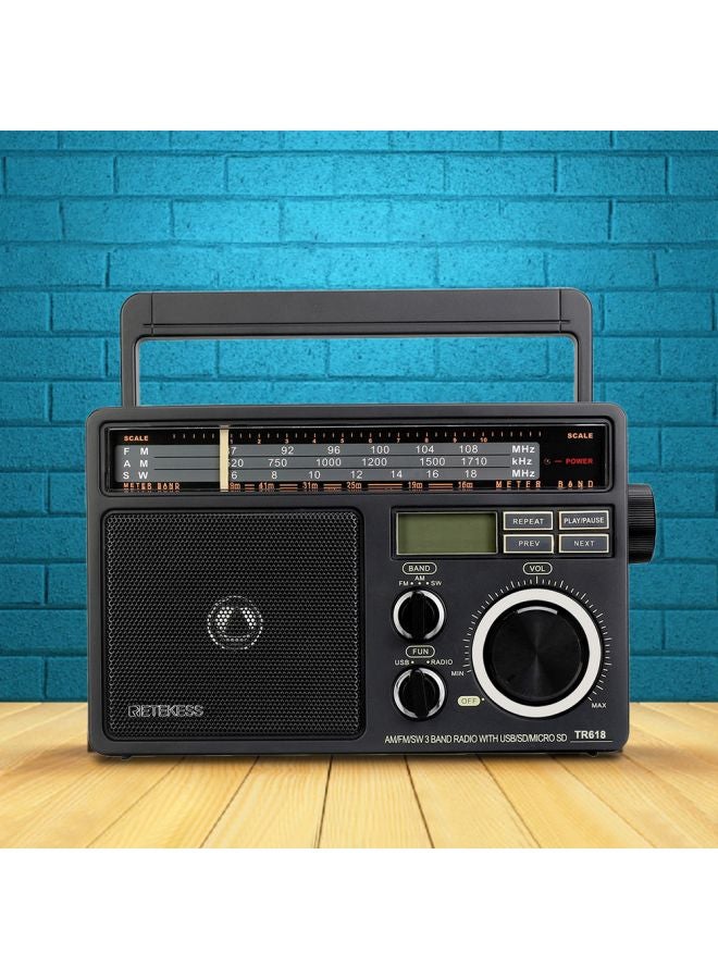 ريتيكيس راديو FM محمول TR618 رمادي داكن  - Image 5