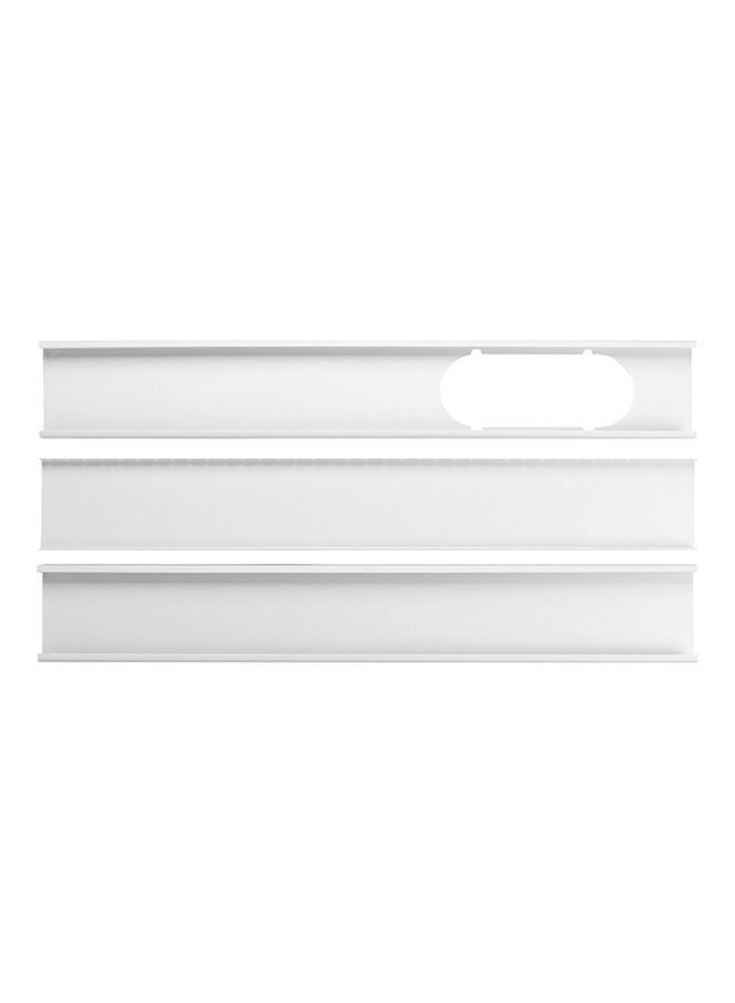 3-Piece Air Conditioner Window Vent Sealing Kit White - Image 2