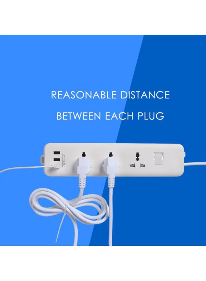 Multi-Outlet Power Strip White