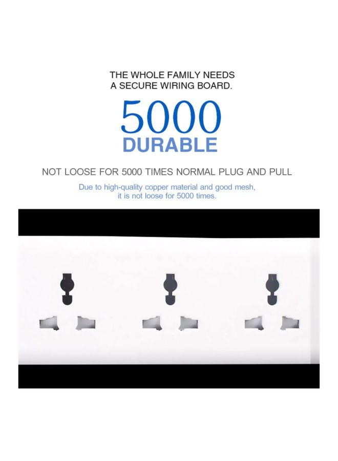 Multi-Outlet Power Strip White