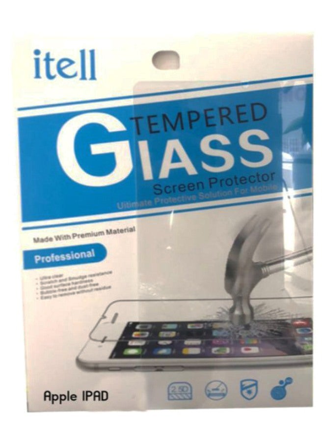 itell Tempered Glass Screen Protector For Apple iPad Air 3 (2019) Clear - Image 2
