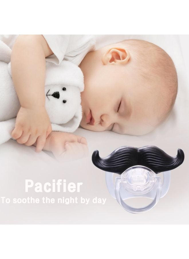 Mustache Designed Silicone Pacifier (Newborn) - Image 5