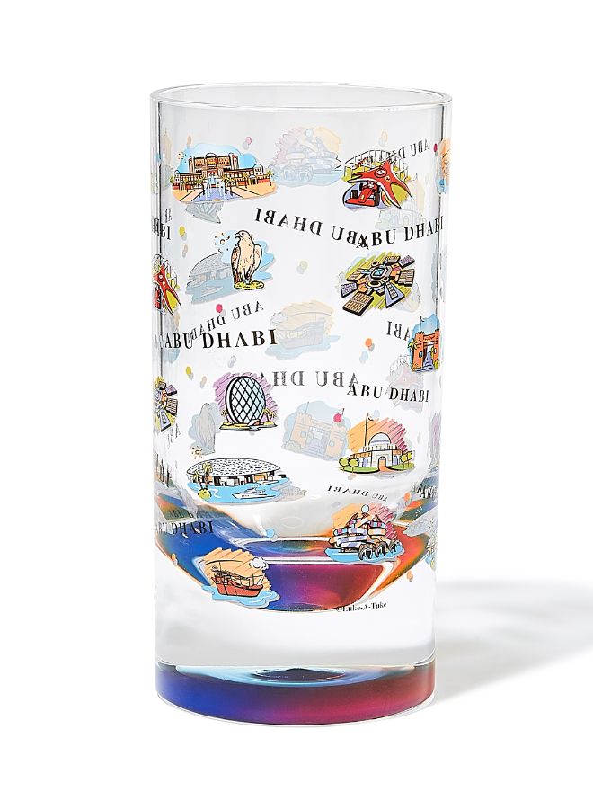 Al Jaber Abu Dhabi Printed Glass Multicolour Standard - Image 2