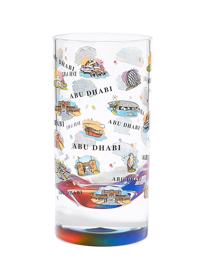 Al Jaber Abu Dhabi Printed Glass Multicolour Standard - Image 1