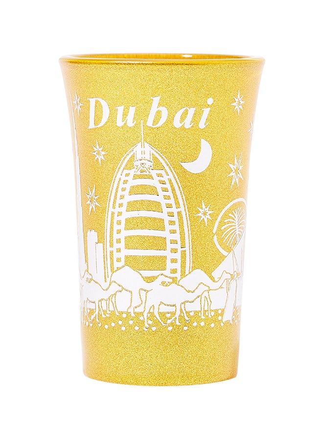 Antique Design Dubai Printed Shot Glass Gold Standard - v1594921104/N32030137A_1