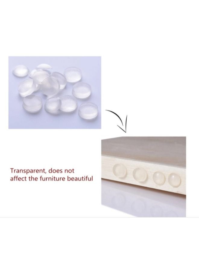 ROBUSTLINE 20-Piece Self Adhesive Anti-Slip Rubber Bumper Clear 10 x 4mm - Image 2