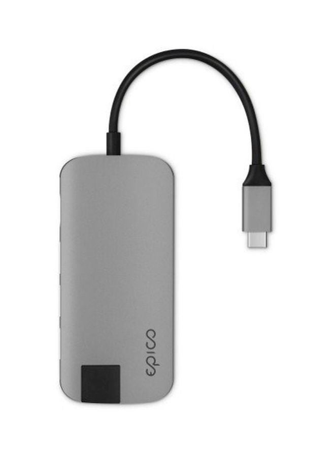 Multiport USB Hub Space Grey