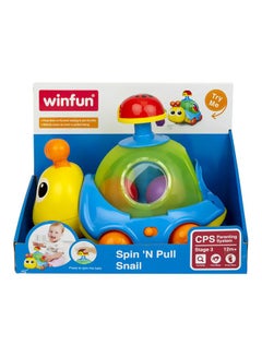 WinFun Spin And Pull Snail Car Set 674  - Image 2