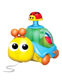 WinFun Spin And Pull Snail Car Set 674  - Image 1