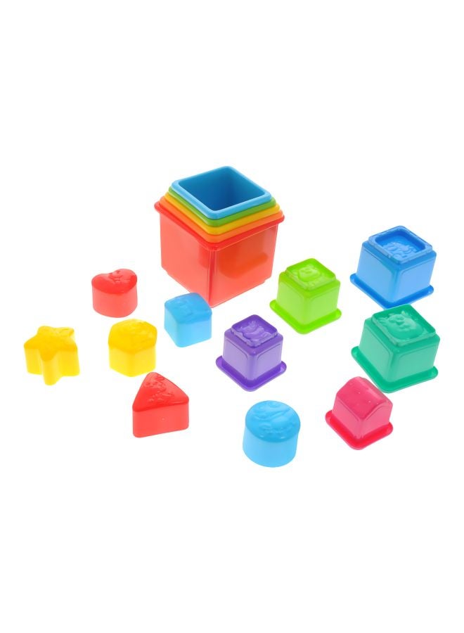 PLAYGO 16-Piece Sea Animals Stacking Blocks 2384  - Image 2