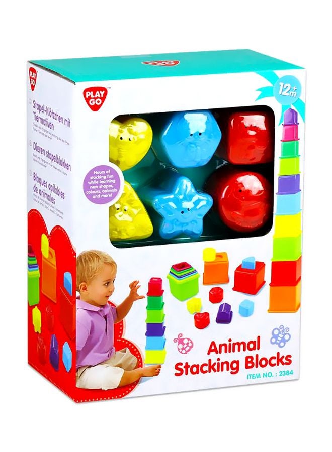 PLAYGO 16-Piece Sea Animals Stacking Blocks 2384  - Image 3