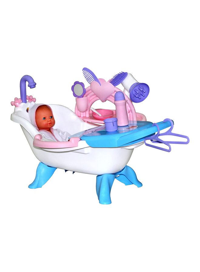 Polesie Baby Doll Bath Playset 47243 57x24x35cm  - Image 2