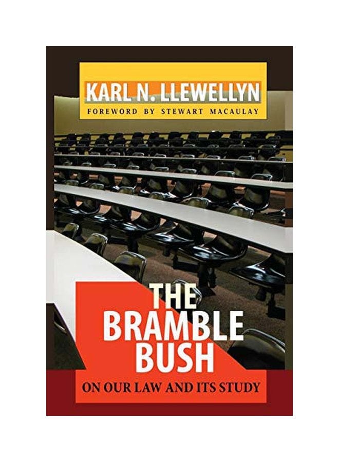 The Bramble Bush: On Our Law And Its Study paperback english - 02 Feb 2016 