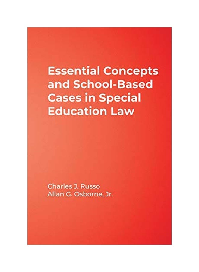 Essential Concepts And School-Based Cases In Special Education Law hardcover english - 05 Feb 2008 