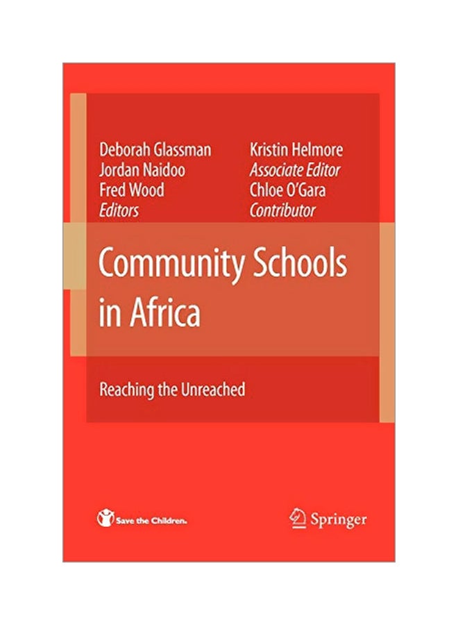 Community Schools In Africa: Reaching The Unreached paperback english - 04 Nov 2010 