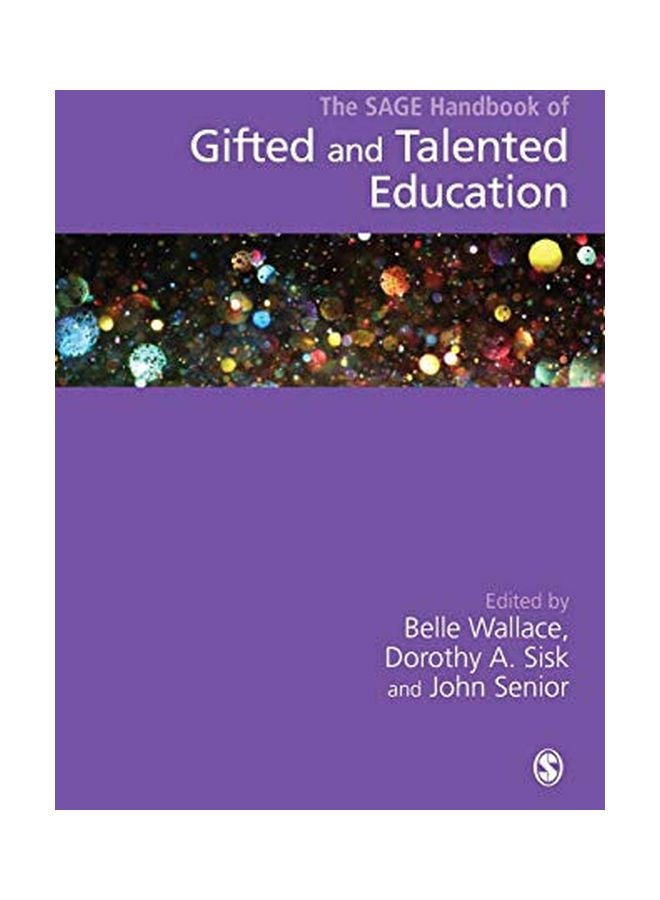 The Sage Handbook Of Gifted And Talented Education Hardcover English - 29 Dec 2018 