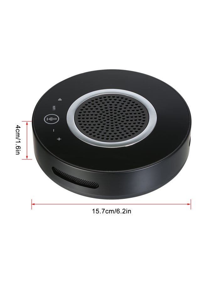 Aibecy - Wireless Omnidirectional Conference Microphone Black/White - Image 1
