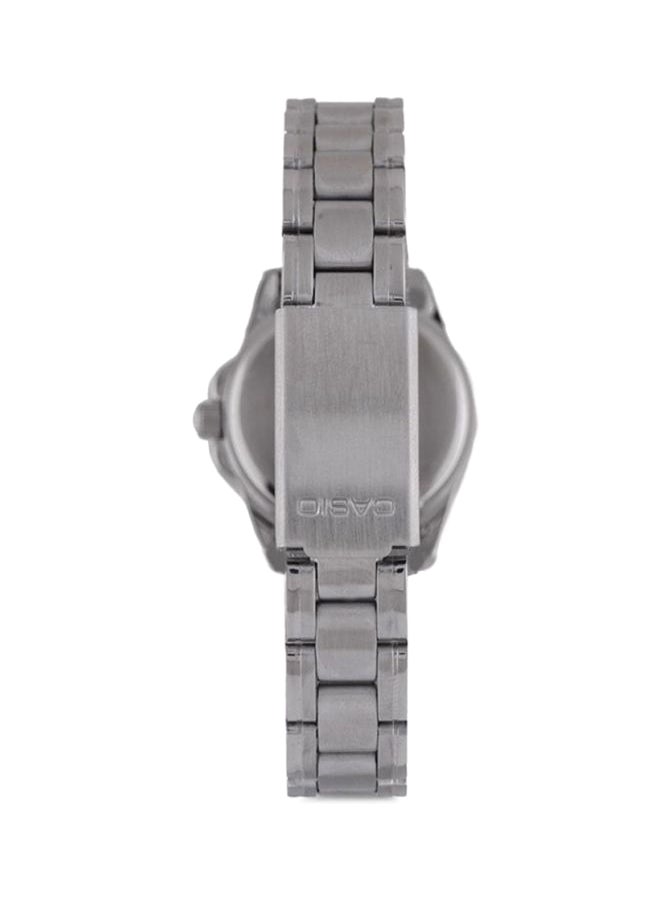 CASIO Women's Enticer Analog Watch LTP-1215A-1A - 43 mm - Silver - Image 5