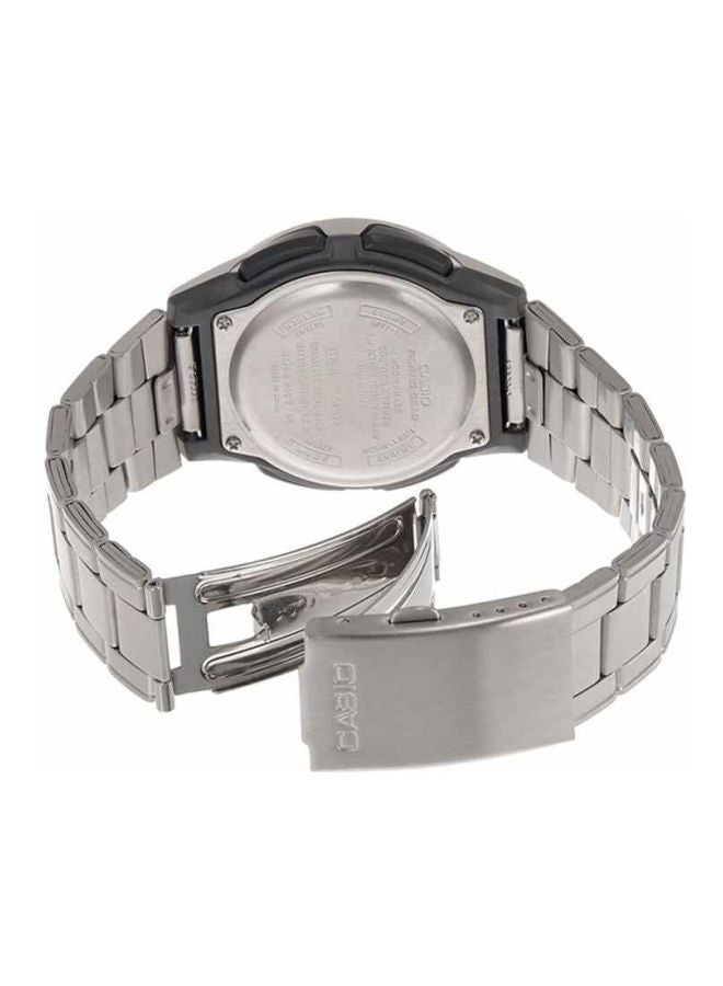 CASIO Men's Youth Analog & Digital Watch AW-82D-1A - 40 mm - Silver - Image 2
