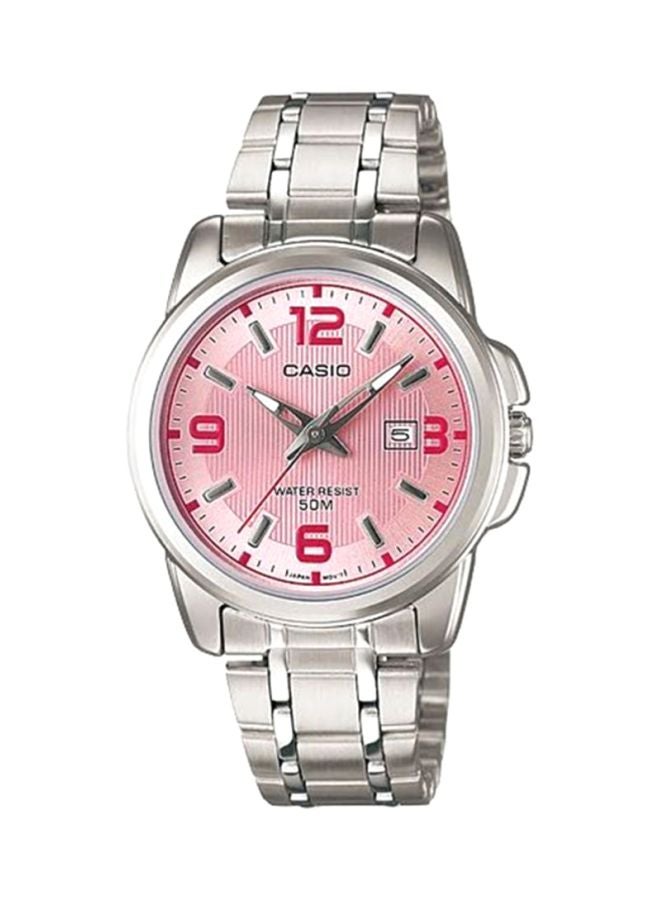 CASIO Women's Enticer Analog Watch LTP-1314D-5A - 33 mm - Silver - Image 1