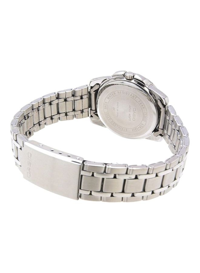 CASIO Women's Enticer Analog Watch LTP-1314D-5A - 33 mm - Silver - Image 2