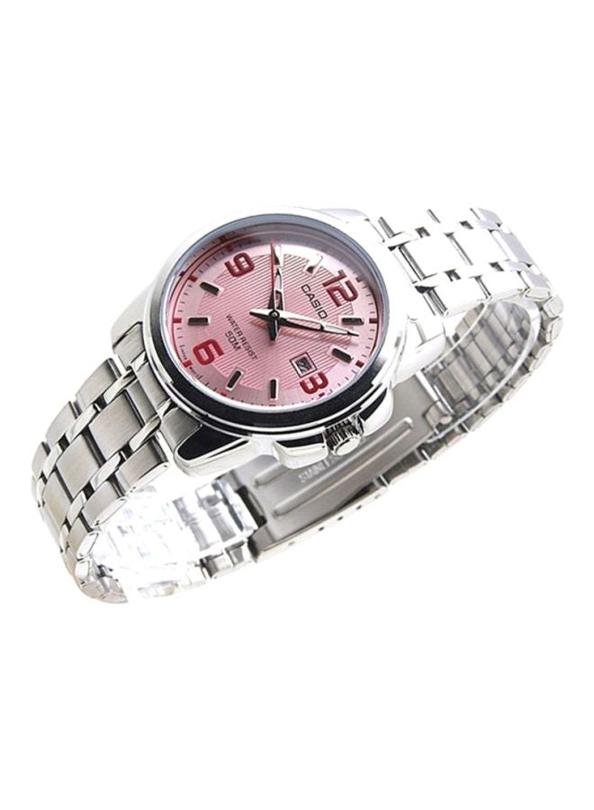 CASIO Women's Enticer Analog Watch LTP-1314D-5A - 33 mm - Silver - Image 3